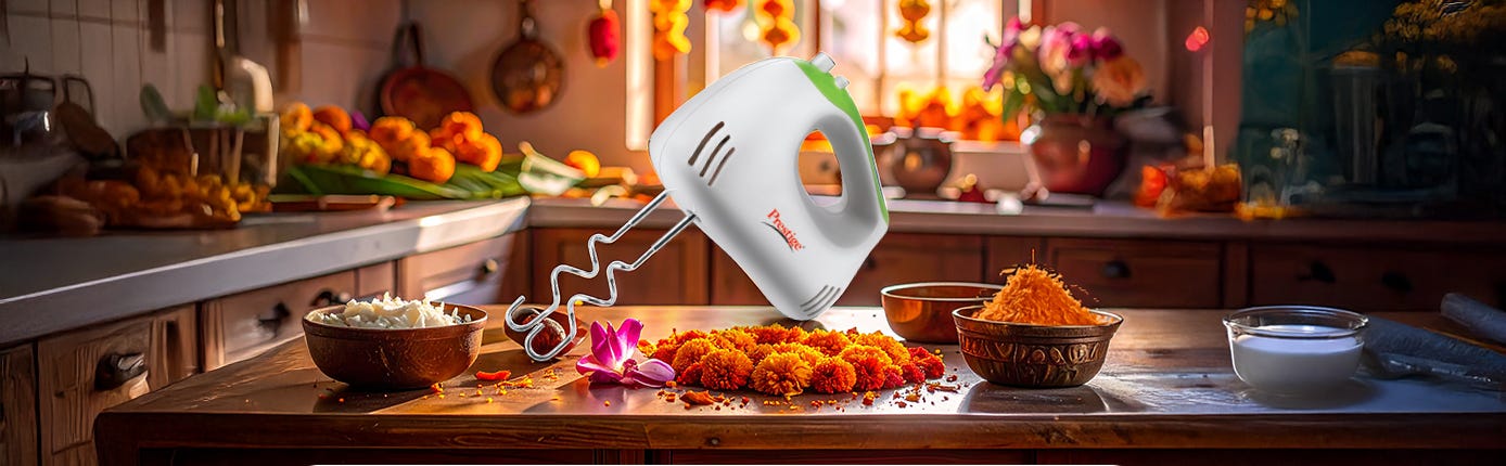 hand blender in onam festival