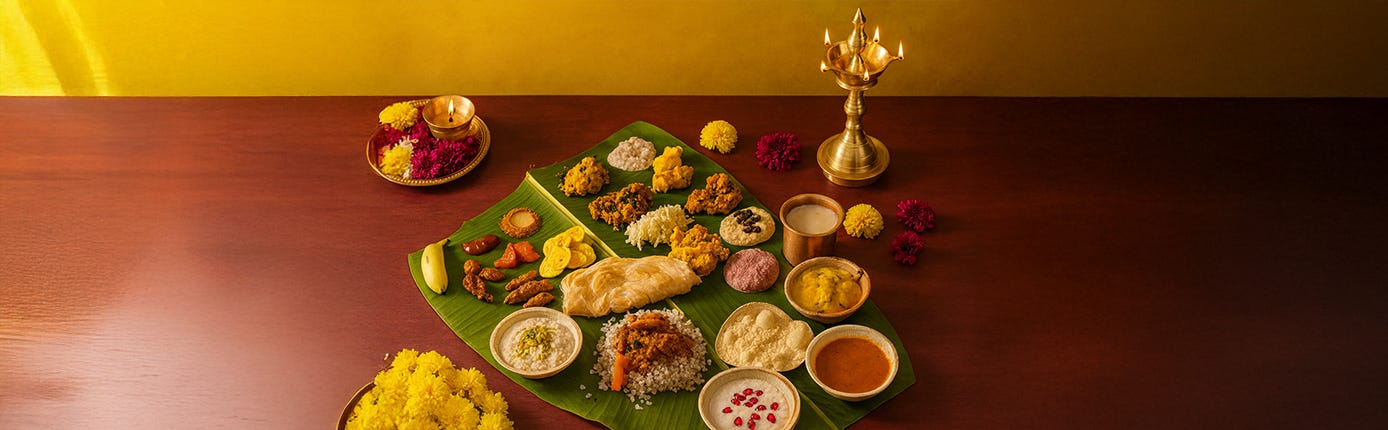 Onam sadhya dishes