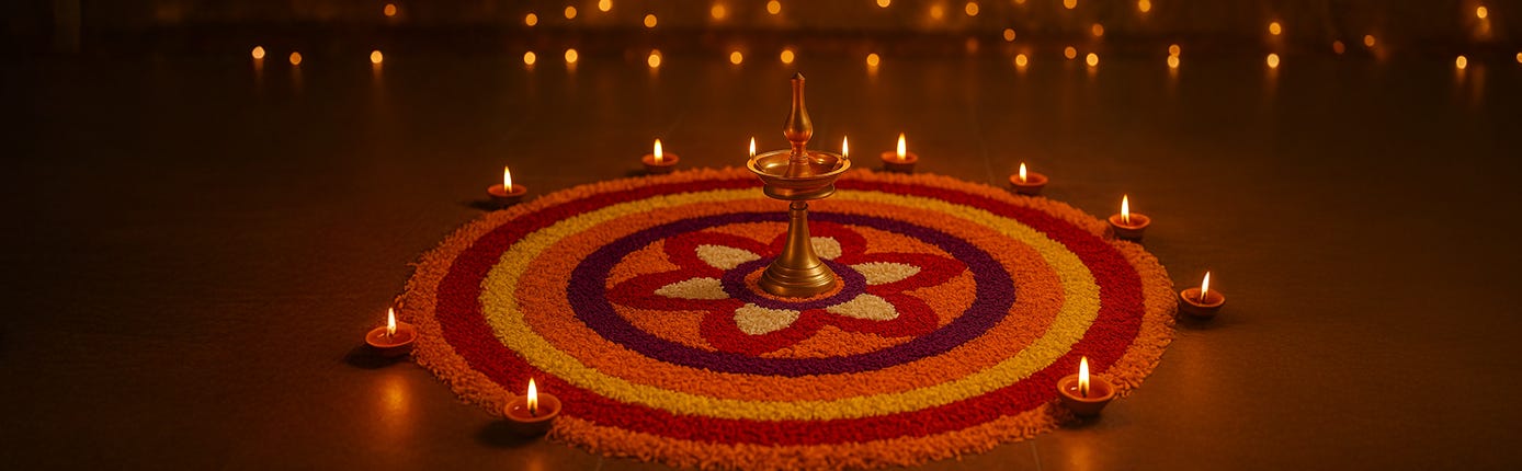 Onam rangoli designs and pookalam